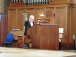 De organist speelde na afloop nog een prachtig muziekstuk